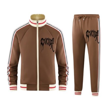 Revenge Light Brown Tracksuit