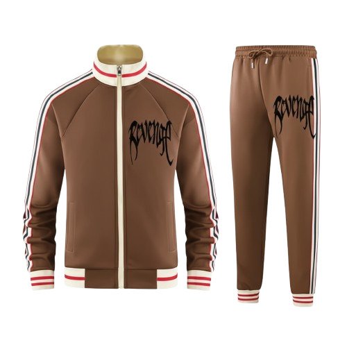 Revenge Light Brown Tracksuit Revenge Light Brown Tracksuit
