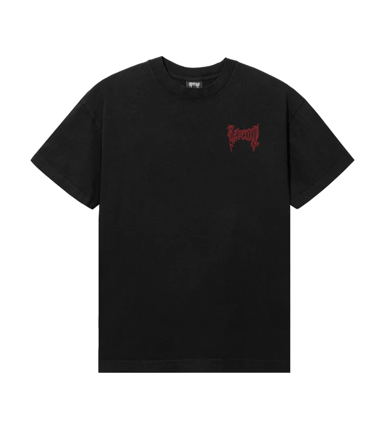 SO BELOW TEE BLACK/RED SO BELOW TEE BLACK/RED