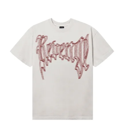 REVENGE RITUAL TEE CEMENT/RED