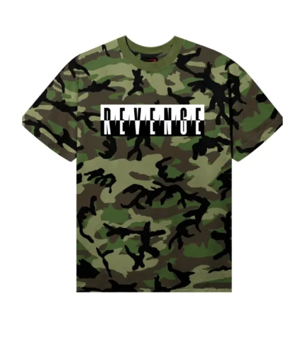 Revenge Good Day Tee Green Camo