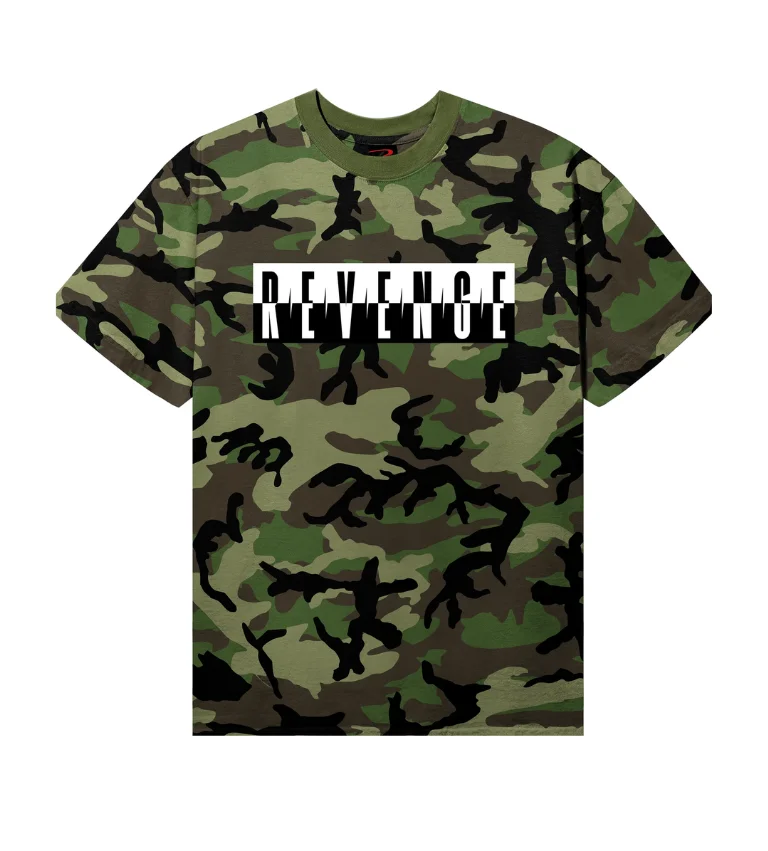 Revenge Good Day Tee Green Camo Revenge Good Day Tee Green Camo