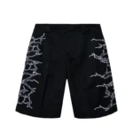LIGHTNING WORK SHORTS BLACK/WHITE