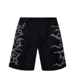 LIGHTNING WORK SHORTS BLACK/WHITE