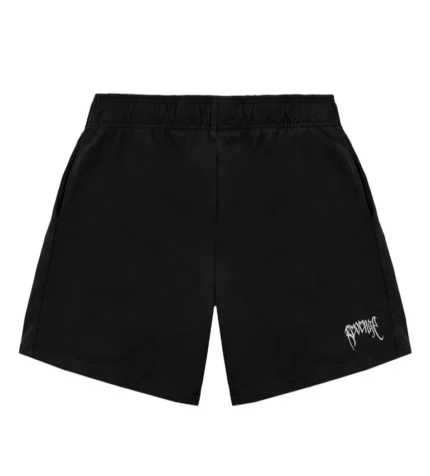 Revenge Embroidered Basics Short Black