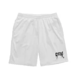 BASIC MESH SHORTS WHITE/BLACK
