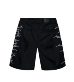 LIGHTNING WORK SHORTS BLACK/WHITE
