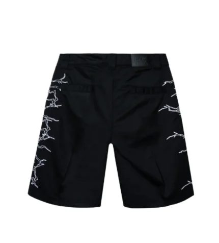 LIGHTNING WORK SHORTS BLACK/WHITE