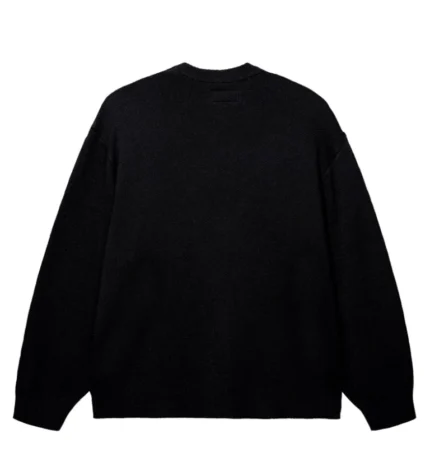 Revenge Arch Logo Knit Sweater Black/White